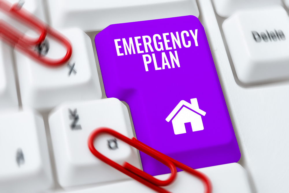 Longmont Braces, Hygiene Colorado emergency preparedness, purple computer key "emergency Plan"