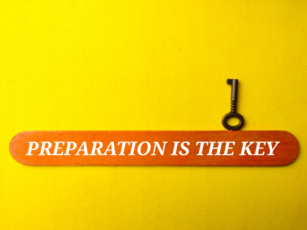 Longmont Braces, Longmont Colorado, emergency preparedness, "preparation is the key" yellow background metal key