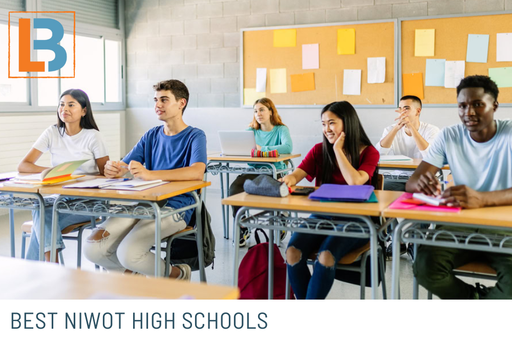 Longmont Braces, Niwot Colorado High Schools, students sitting at desks